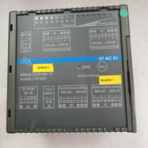 GJR5252300R3101 07AC91F  ABB 模拟量输入/输出单元