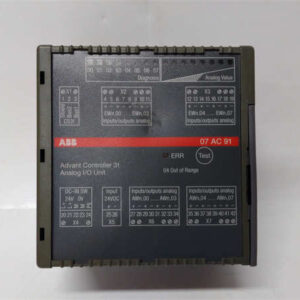 07AC91 GJR5252300R0101 ABB 模拟量输入输出模块