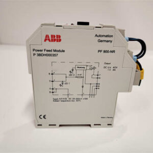 ABB PF900-NR - 24V DC / 4A 电源馈电模块，工业自动化供电核心！